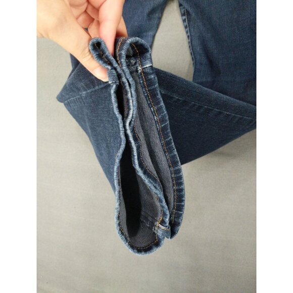 DELIA'S DOLLS KILL Morgan‎ Jeans SZ 14 Straight Leg Blue Dark Wash Casual - Picture 4 of 13